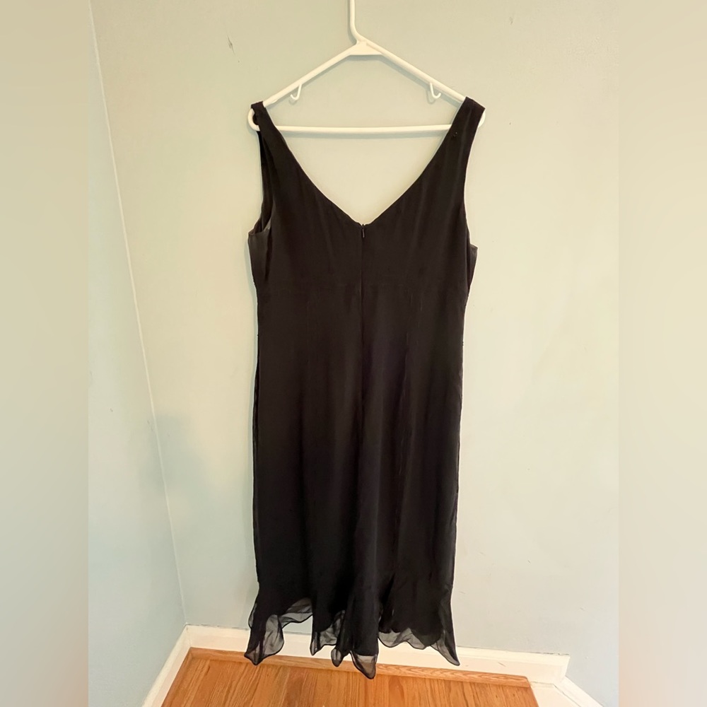 Silky Black Dress - Picture 2 of 5